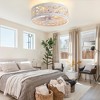 Airsurfer 16.5-Inch Low Profile Ceiling Fan – 7-Blade Flush Mount Fan in Gold with Remote Control, Quiet Motor for Bedroom - 2 of 4