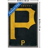 Trends International MLB Pittsburgh Pirates - Logo 25 Framed Wall Poster Prints - 3 of 4
