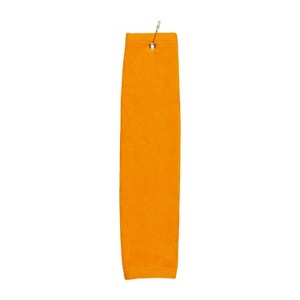 TowelSoft Premium 100% Cotton Terry Velour Golf Towel with Tri-fold Hook & Grommet Placement 16 inch x 26 inch - 1 of 4