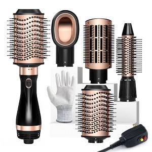 Nicebay Hair Dryer Brush, Hot Air Brush in One with Oval Barrel, Round Brush Hair Dryer Set for Straighting/Drying/Curling, Blow Dryer Brush with Comb - 1 of 4