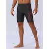 INSPIRE CHIC Men's Summer Solid Color Athletic Surfing Water Sports Swim Shorts - 2 of 4