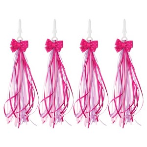 Unique Bargains Handlebar Tassels Grips Ribbon Decorations Scooter Bike Streamers 4 Pcs - 1 of 4