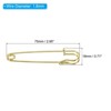 Unique Bargains Large Metal Sturdy Sewing Safety Pins for Blankets 50 Pcs - 2 of 4