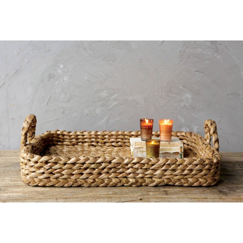 Bankuan Braided Tray with Handles (27&#34;L x 21-1-2&#34; x 4&#34;H) - Storied Home, 3 of 7