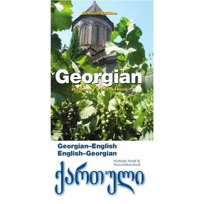 Georgian-English/English-Georgian Dictionary & Phrasebook - (Hippocrene Dictionary & Phrasebook) by  Nicholas Awde & Thea Khitarishvili (Paperback)