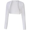 Clearlove Women's Long Sleeve Cardigan Knit Sweaters Cropped Open Front Bolero Shrug for Dresses - 2 of 4
