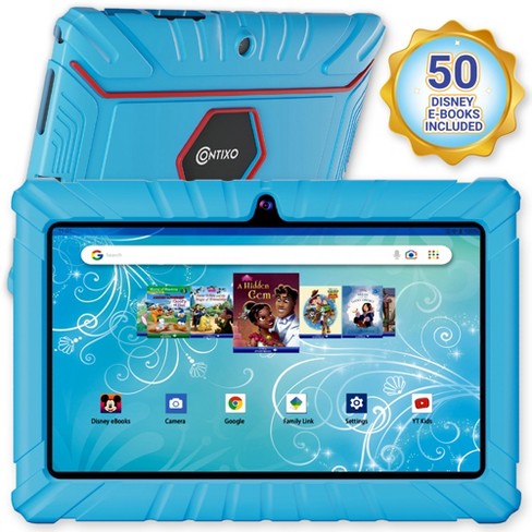 Contixo 7 Kids Tablet 32gb, 50+ Disney Storybooks, Kid-proof Case (2023  Model) : Target