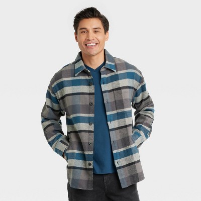 Men's Heavyweight Long Sleeve Flannel Button Down Shirt – Goodfellow & Co™  : Target