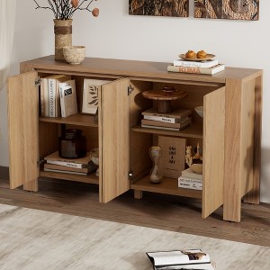 YOOCOZZ Retro Buffet Cabinet with 4 Doorsand  Shelves - 1 of 4