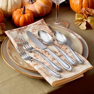 Oneida - Brandclub - Oneida 20pc Brynn Flatware Set Silver