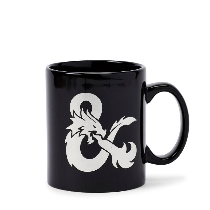 Just Funky Dungeons & Dragons Black Ceramic Ampersand Logo Mug - 16-Ounces, 2 of 7