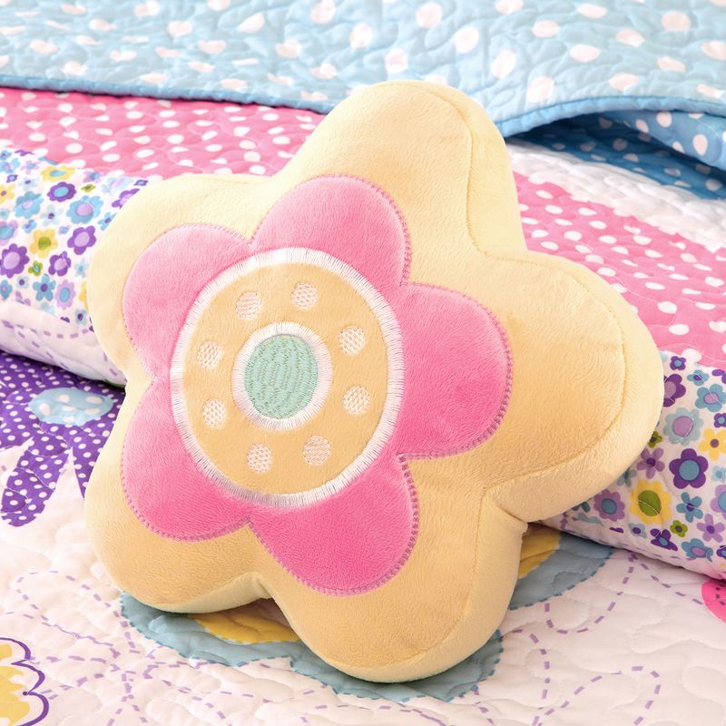 Petal Power Reversible Flower and Butterfly Kids' Quilt Set - Mi Zone, 3 of 6