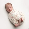 Muslin Baby Swaddle Blanket & Burp Cloth Set - 100% Organic & Breathable Cotton Cloth to Wrap Newborns - Skin Friendly Baby Essentials for Swaddling - 2 of 4