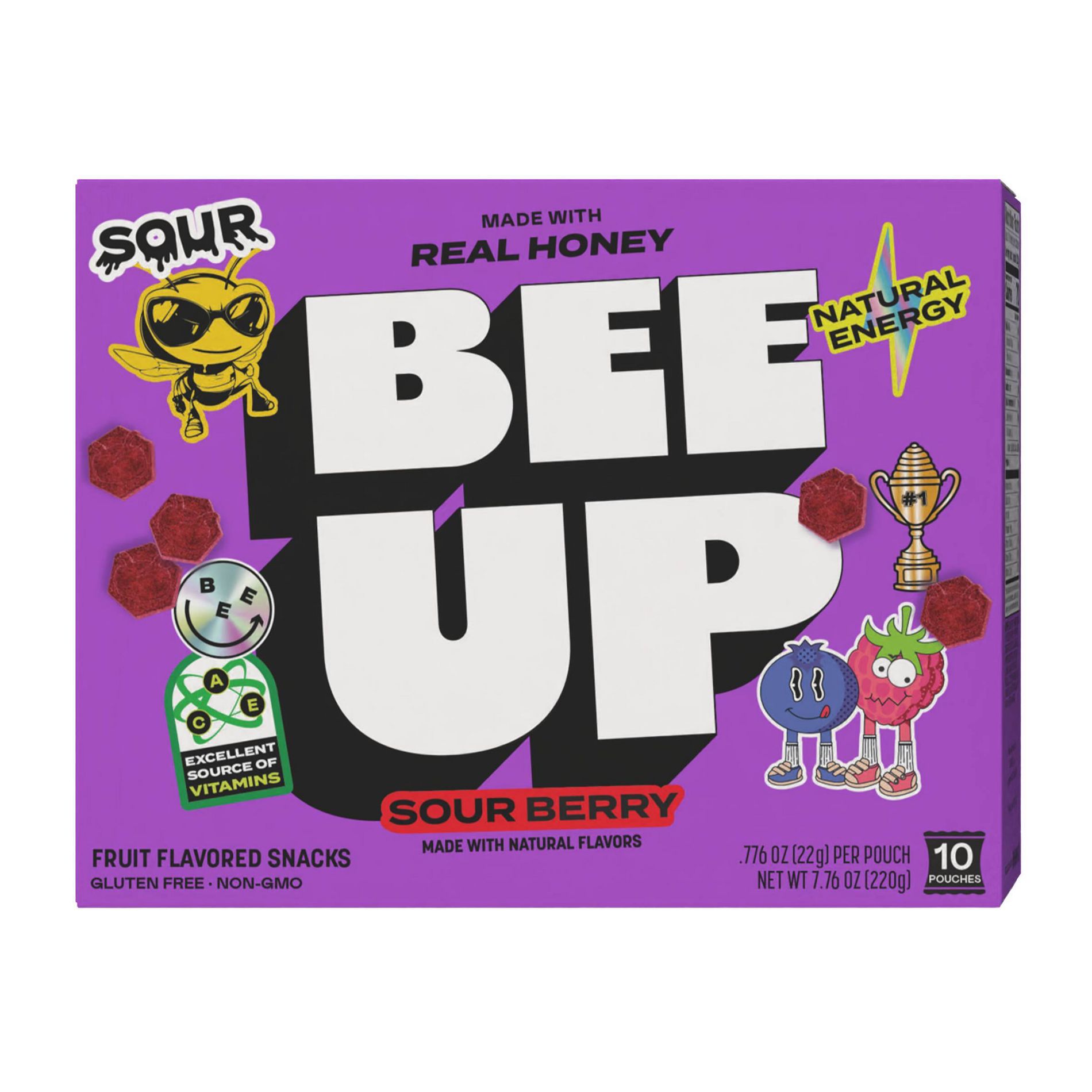 BEEUP Fruit Snacks Sour Berry - 7.76oz