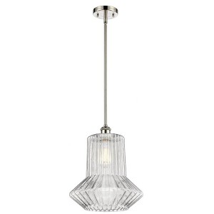 Springwater - 1 Light Stem Hung Mini Pendant In Industrial Style-14 Inches Tall and 12 Inches Wide - 1 of 1