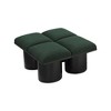 Meridian Furniture,Pavilion Boucle Fabric Bench - 4 of 4