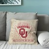 NCAA Oklahoma Sooners 26 x 26 Woven Tapestry Pillow - 3 of 4
