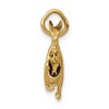 Black Bow Jewelry 14k Yellow Gold 3D Kangaroo with Joey Charm or Pendant - 2 of 4