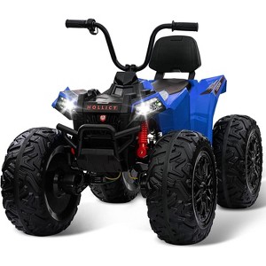 Jojoka 24V Kids Electric ATV, 2 Seater 4WD All Terrain Quad, 4 Wheeler Ride on Toy Car with 5 MPH Max Speed, Treaded Tires - 1 of 4