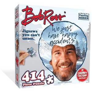 Mighty Mojo Bob Ross: Happy Accidents Jigsaw Puzzle 414 Piece - 1 of 4