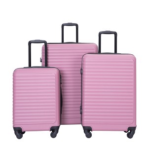 Whisen 3-Piece Set(20/24/28 in.) Hardshell ABS Lightweight Suitcase Suitcase Luggage Sets with TSA Lock and Two Hooks - 1 of 4