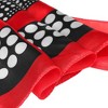 Unique Bargains Women's Dots Stripe Print Neckerchief Square Neck Scarf Wrap Red Black - 4 of 4
