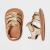 Baby Metallic Sandals - Cat & Jack™ Gold - image 2 of 2