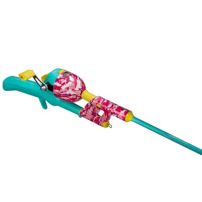 Kid Casters Fish Camo Tangle-Free Combo - Pink