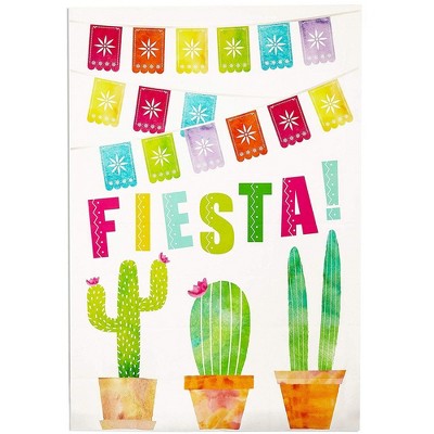 Juvale Cinco de Mayo Mexican Fiesta Backdrop, Photo Booth Background Party Decoration, 7 X 5 Feet