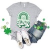 Simply Sage Market Women's Lucky Shamrock Rainbow Short Sleeve Graphic Tee - 3 of 3