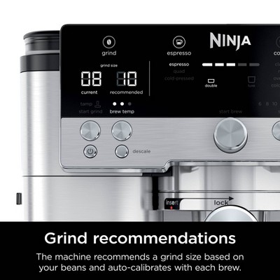 Ninja Luxe Café Premier Series Stainless Steel 3-in-1 Espresso Machine