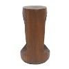 CAVINAS Hollow Side Table, Modern Coffee Table with Imitation Wood Texture, 16.75" H End Table for Indoor and Outdoor - 4 of 4