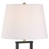 360 Lighting Pellana 24 3/4" High Black and Brass USB Table Lamp - 3 of 4