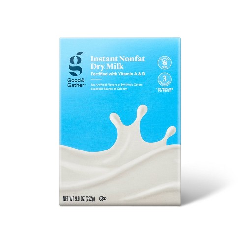 3ct Instant Non-Fat Dry Milk 9.6oz - Good & Gather™ - image 1 of 3