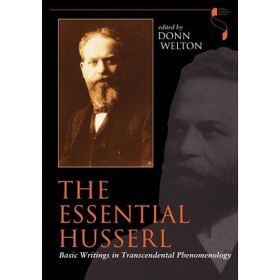 The Essential Husserl - (Studies in Continental Thought) by  Donn Welton (Paperback)