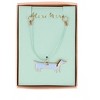 Meri Meri Enamel Sausage Dog Necklace (Pack of 1) - 4 of 4
