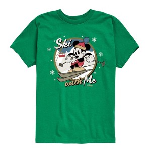 Boys' - Disney - Ski With Me Short Sleeve Graphic T-Shirt - 1 of 4