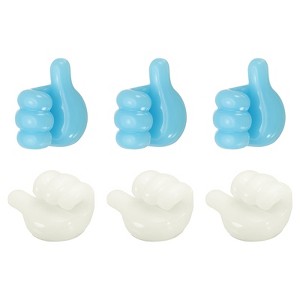 Unique Bargains Cord Holders Cable Clips for Nightstand Wire Organizer Plastic Modern Minimalist - 1 of 4