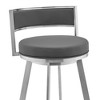 26" Roman Counter Height Barstool - Armen Living - image 4 of 4