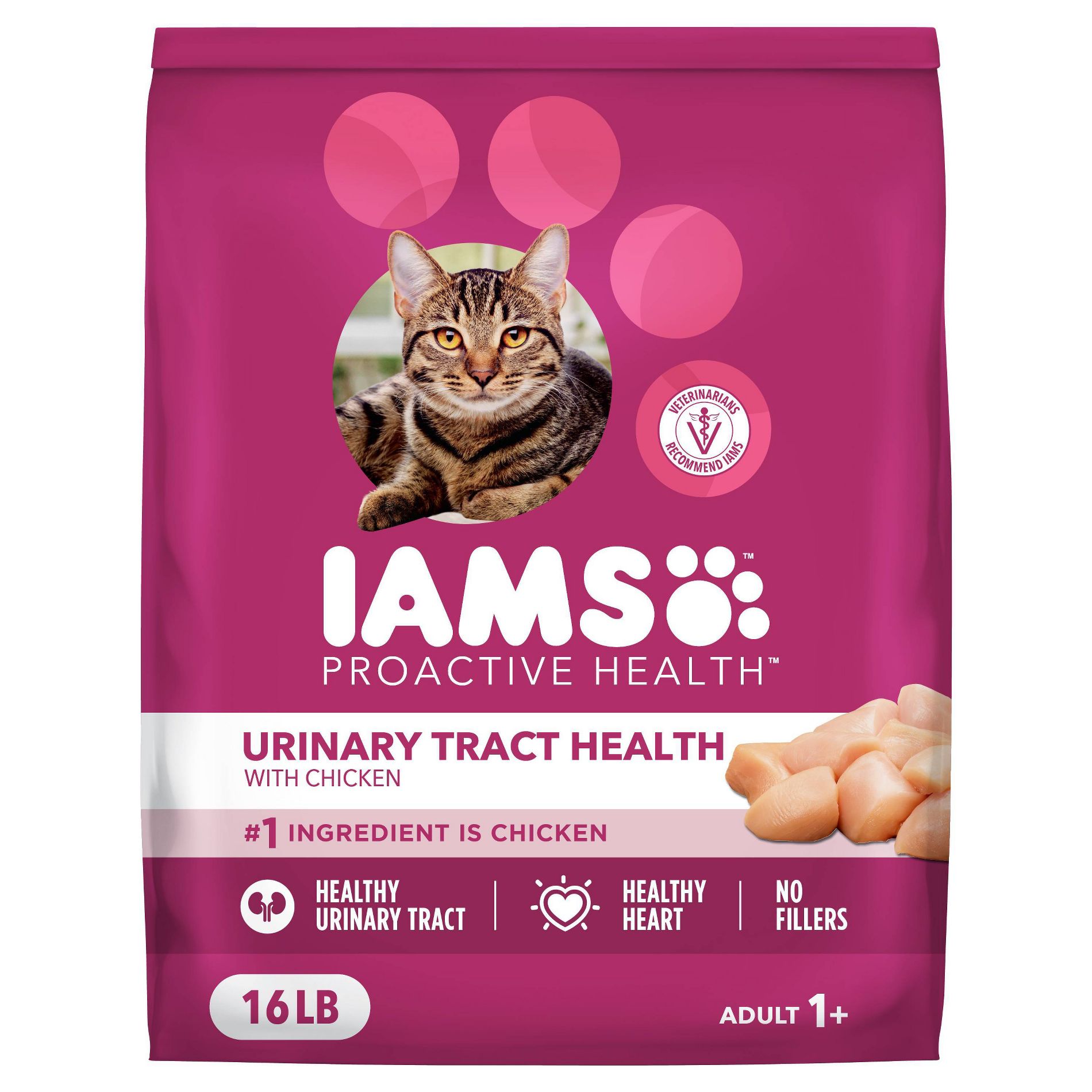 IAMS Proactive Health Urinary Tract Chicken Flavor Dry Cat Food - 16lbs