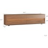 Angel Sar 68" TV Stand with 16 Color LEDs, Modern Floating TV Cabinet Entertainment Center for 55-65 Inch TVs - 3 of 4