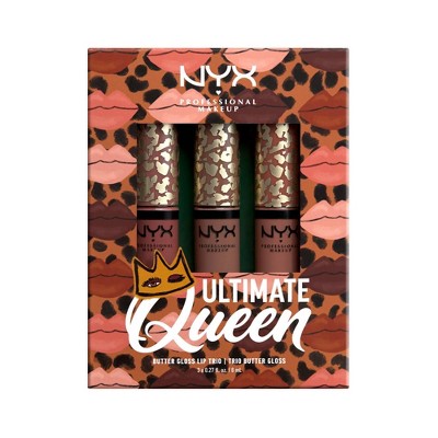 NYX Professional Makeup Ultimate Queen Butter Lip Gloss Trio - 0.81 fl oz