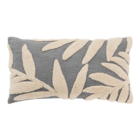 Ivory & Grey Throw Pillows