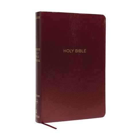 Nkjv, Reference Bible, Super Giant Print, Leather-look, Burgundy, Red ...