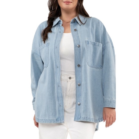 Target oversized denim on sale jacket