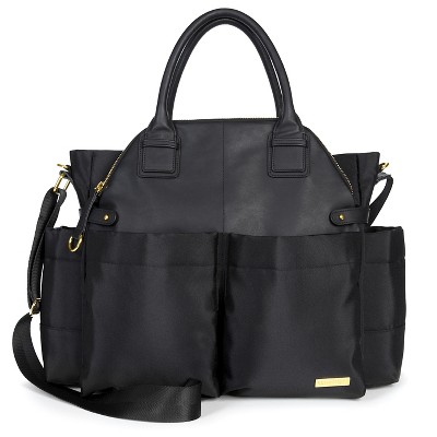 all black diaper bag