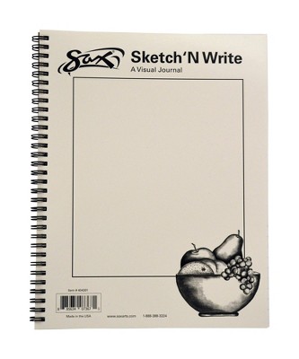 Sax Spiral Bound Sketchbook and Journal Making Kit, 6 inch x 9 inch, 30 Packs with 30 Pages
