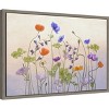 Amanti Art Poppy & Anemone (Flowers) by Catherine W. Canvas Wall Art Print Framed 23 x 16-in. - 2 of 4