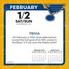 NHL St. Louis Blues 2025 Box Calendar - 4 of 4