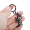 Unique Bargains Crown Mask Shoelace Charms Gray Black 2 Pcs - 3 of 4